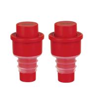 LifeStyle-Tapón de vino de silicona tapón de botella corcho, Juego de 2 tapones de silicona para botellas de vino,Tapón vacío botellas,Tapón de vino reutilizable para guardar vino - details 0