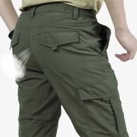 Pantalones De Combate Militar Impermeables De Verano Moda Ligera Con Pocillos Multifuncionales Estilo Bibs Para Exteriores Camuflaje Pantalones De Correr - details 2