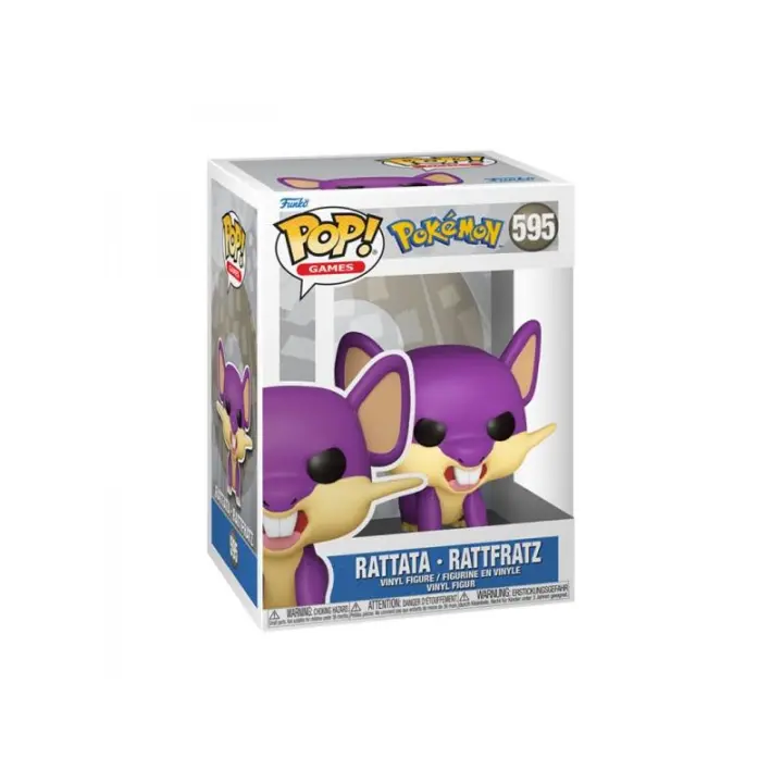 Funko Pop 595 Vinyl Rattata - Pokémon Figura de Vinilo de 9 Cm - 1