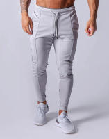 Pantalones De Entrenamiento Para Hombre GYM Track Joggers Transpirables Fitness Running Deportivos Con Cierre De Cremallera - details 1
