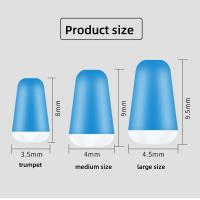 100Pcs Lote De Bolas De Goma Para Pesca Azul 9mm Alta Calidad Anti-enredo Para Carpa Marina Flotador Oval De Espacio - details 1