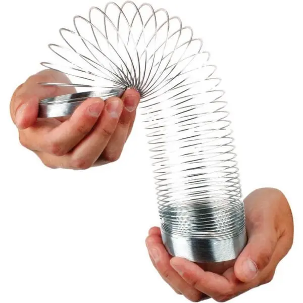 Slinky grande en metal-aspecto de metal - 1
