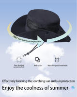 Sombrero De Pescador Xinbaoguan Para Hombres 100% Nylon Protección Solar Transpirable Gran Sombrilla Verano Casual - details 5
