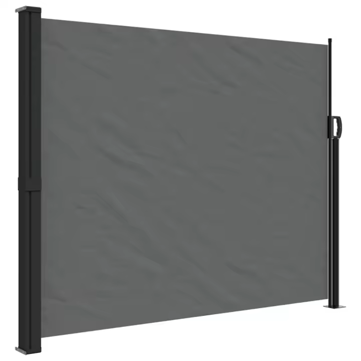 Toldo lateral retrácthil gris antracita 160x500 cm - 1
