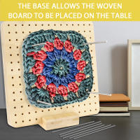 Tablero De Bloqueo De Crochet De Madera Reutilizable Set De Bloqueo De Tejer a Mano Tablero De Bloqueo De Gehäkeltes Planche De Blocage Au Crochet - details 9