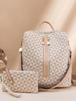 Set De 2 Bolsos Para Mujer Impermeable Con Hombros Doble Cruzado Bolso De Mano Y Mochila Viaje Feminino Material PVC Con Lining De Poliéster - details 15