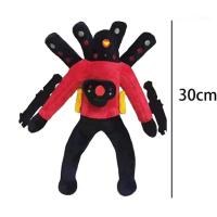 Juguete De Peluche Skibidi Toilet Speakerman Y Camara Man Muñeco Suave De Peluche Para Adultos Y Adolescentes Material De Algodón Relleno De Poliéster - details 14