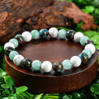 Pulsera De Piedra Natural Para El-healing Que Elimina Preocupaciones Alivia El Estrés Y Trae Prosperidad Y Abundancia Unisex - details 2
