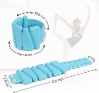 Juego de pesas de muñeca ajustables para entrenamiento de fuerza, unisex, color Azul. - details 0
