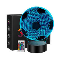 Luz Nocturna De Fútbol Para Niños Con Control Remoto 7 Colores Cambiantes Regalo De Cumpleaños Navidad San Valentín Para Hombres Y Mujeres Aficionados Al Deporte - details 6