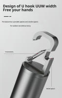 Lámpara De Mano Multifuncional Recargable USB Con Lente Zoom Telescópico Luz Blanca Laser De Alta Potencia Para Exteriores Resistente Al Agua Con Batería De Aluminio - details 20