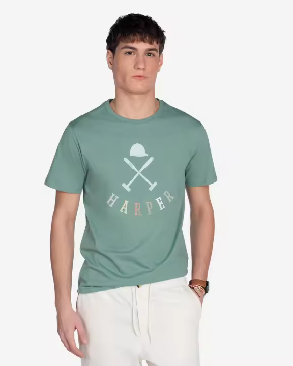 Harper & Neyer Camiseta de Hombre de manga corta Preppy - 1
