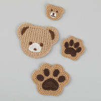 10 Pcs Parches Bordados De Oso Cartoon Versátiles Para Bolsos Chaquetas Teléfonos Cabello Zapatos Calcetines Suéter Decoración - details 2