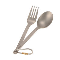 Cuchara De Titanio TOMSHOO Para Uso Doméstico Y Camping Platos Y Cucharas De Titanio Para Exteriores Sin Plegar Sin Descartables - details 7