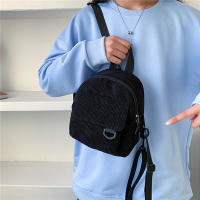 Mochila Mini Para Mujer De Cordón Sólido Y Estilo Casual Gran Capacidad Duradera Para Viajes Y Escuela Con Cierre De Cremallera - details 9