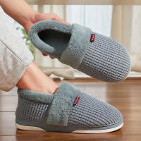 Zapatillas De Casa Para Mujer Invierno Antideslizantes Algodón Cálidas Plush Para Parejas Zapatos Internos Transpirables Talla Verdadera - details 25