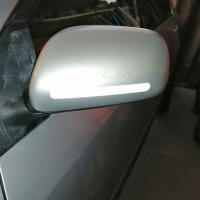 2pcs/set Almohadillas Reflectoras De Seguridad Para Coche Adhesivo Reflector Para Espejo Retrovisor Y Bandas De Seguridad - details 4