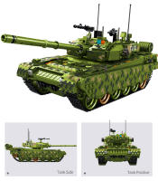 Bloques De Construcción De Tanque De Batalla Principal Merkava MK4 Serie Militar WW2 Para Niños Juguetes Regalos Para Niños De 6 a 12 Años Y Adolescentes - details 5