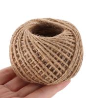 Cordón De Jute Natural Para Gatos Y Mascotas 10/50/100 Metros Hilo De Jute Para Rascado De Gatos Cinta De Lona Para Empaquetado De Regalos Bodas Y Fiestas - details 5