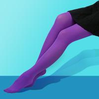 Medias Ocas De Terciopelo Para Mujer 8 Colores Espesas Y Opacas Para Primavera Y Otoño Medias De Spandex Y Nylon - details 0