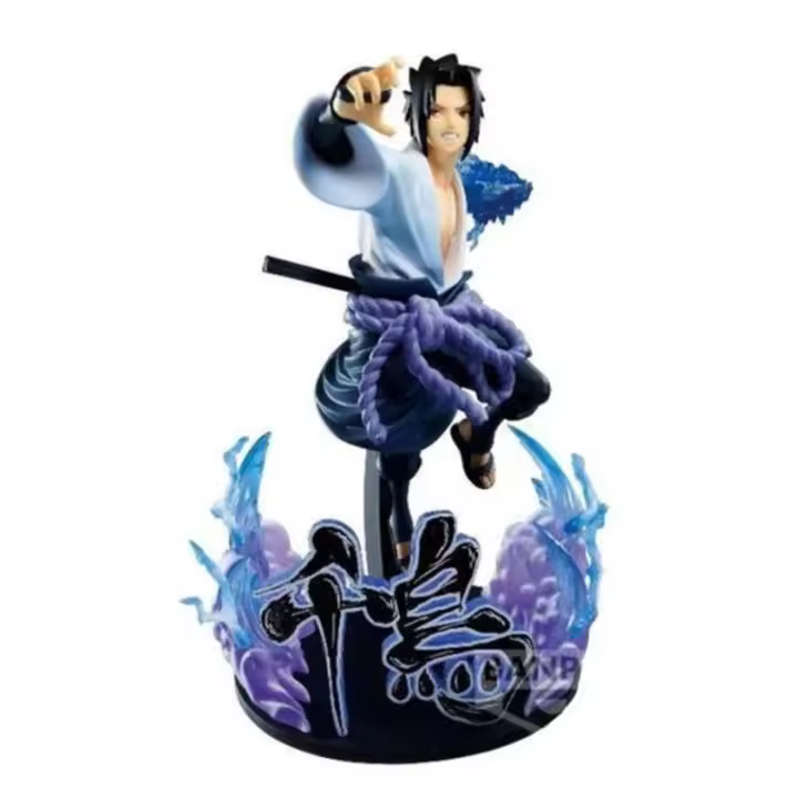 Figura banpresto naruto shippuden vibration stars sasuke uchiha special version 20cm - 1