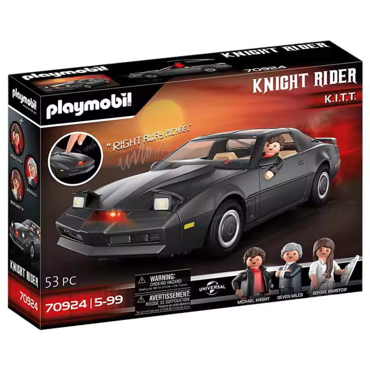 PLAYMOBIL KNIGHT RIDER - EL COCHE FANTÁSTICO, 70924, TIENDA CON LICENCIA OFICIAL - 1