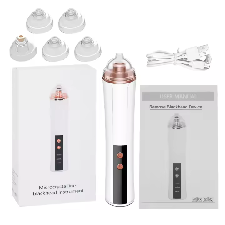 Mini removedor eléctrico de puntos negros con pequeñas burbujas, instrumento de belleza para limpiar poros en el hogar, eliminar puntos negros, instrumento de inyección de oxígeno. - 1