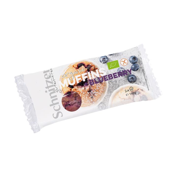 Muffins de arándanos sin gluten 2 unidades  Schnitzer