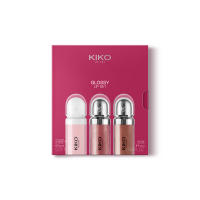 Pack rutina maquillaje KIKO Milano Glossy Lip Set, Estuche de maquillaje: 2 brillos de labios hidratantes y 1 crema de labios perfeccionadora - details 9