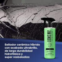 LIONSWAY - Tratamiento Cerámico Coche 500ML | Sellador y Abrillantador Hidrofóbico de Alto Brillo con Protección Duradera - details 1