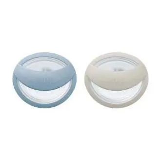 Nuk Chupetes Silicona Mommy Feel 0-9M Azul 2Uds - 1