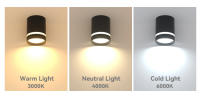 Lámpara De Techo LED Montada En Superficie 220V 5w 10w 15w Spot Para Dormitorio Cocina Iluminación Fixación En Techo Hom - details 3