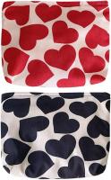 2 Bolsas de Maquillaje para Mujer, Cosméticos de Viaje, Almacenamiento Portátil, Rojo, Talla Única, Modern - details 0