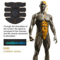 Estimulador Muscular EMS Inalámbrico Entrenador De Abdomen ABS Afinador De Cuerpo Fitness Para Hips Parche Adelgazante Unisex - details 4