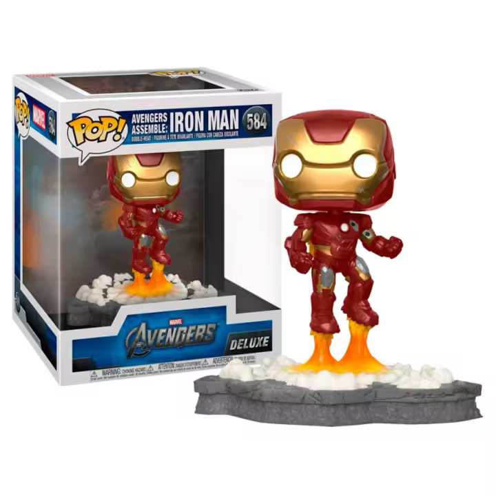 Funko pop deluxe marvel los vengadores iron man assemble 45610 - 1