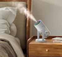 Humidificador portátil con proyector de estrellas LED, luz nocturna de 7 colores, diseño giratorio, nuevo humidificador de proyección de estrellas, humidificador de aire ultrasónico USB para coche, atomizador de reposición de agua para el hogar. - details 1