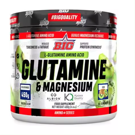 Glutamina & Magnesio de Big envase de 450g - sabor kiwi - - 1