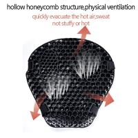 Almohadilla De Moto Gel Híbrida Universal Con Comodidad Damping Absorci\u00f3n De Presi\u00f3n Almohadillas Transpirables Para Asiento De Motocicleta - details 4