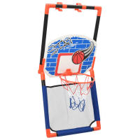 vidaXL Set baloncesto infantil multifuncional suelo y pared - details 3