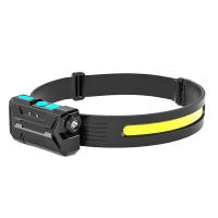 Linterna Frontal LED Recargable USB C Con Sensor De Movimiento Y Batería Integrada 18650 Indicador De Poder Para Camping - details 0