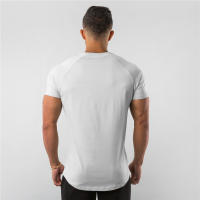 Camiseta De Verano Para Hombre Camiseta Deportiva Fitness Algodón Transpirable Secado Rápido Estilo Delgado Casual Running - details 8