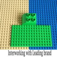 Placa De Base De Bloques Constructivos Para Niños Accesorios De Ladrillo Clásico Plástico ABS Compatible Con Lego Baseplate De 32*32 16X32 16X16 Con Puntos - details 2