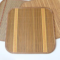 Almohadilla De Silla De Verano De Bambú Respirable Para Hogar Y Oficina Cojín De Asiento De Comedor De Seda Bambú Silken - details 14