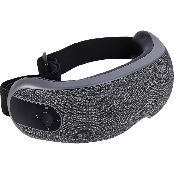 PORCHEDDU Masaje ocular, Espejo Caliente Bluetooth de masaje, alivio de migrañas/Ansiez/OJO Seco/mejor del Sueño/Meditación, including Caliente at constant temperature de grapheno, Baja Frecuencia - 1