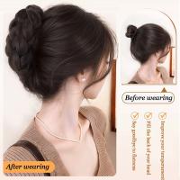 Nuevo Clip De Peluca Sintética Natural Y Gruesa En Color Negro Y Marrón Para Mujeres Accesorio De Cabello Artificial - details 5