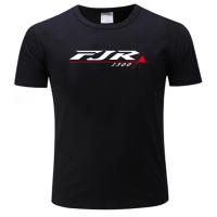 Camiseta Negra Para Hombre Con Estampado De Motocicleta FJR 1300 Camiseta De Algodón Para Verano T-Shirt De Motociclistas - details 3