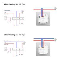 Termostato Inteligente WiFi Tuya Con Pantalla Táctil LED Celsius/Fahrenheit Controla El Calor Compatible Con Alexa Y Google Home - details 10