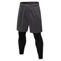 Pantalones De Compresión Para Hombre Tights Leggings Para Correr Gimnasio Deportes Fitness Secado Rápido Pantalones De Ejercicio Color Negro Ropa Deportiva - details 10