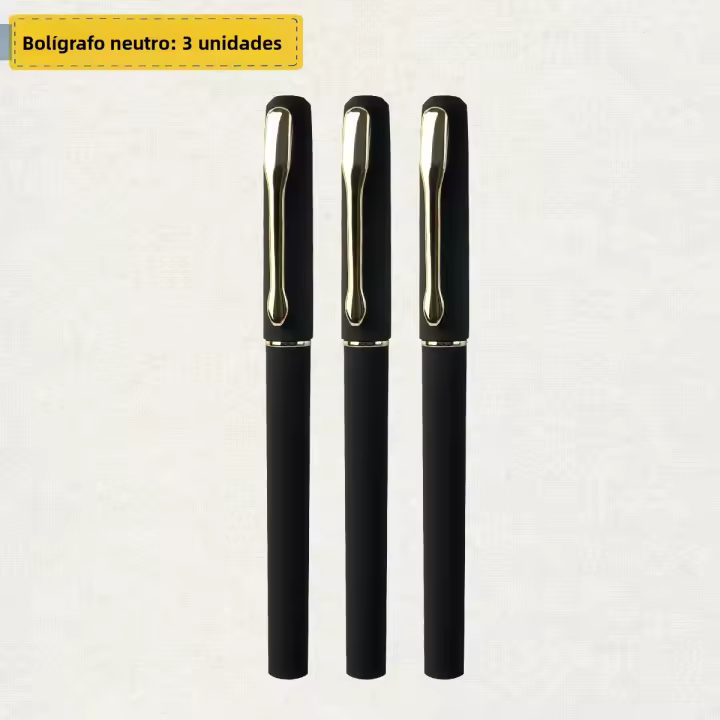 Lápiz Gel Negro De Alta Calidad WQN Tamaño De La Punta 0.5mm Salida Uniforme De Tinta Ideal Para Exámenes Y Firmas En Oficina Pack De 3/6/12 - 1