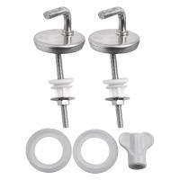 Juego De 2 Tornillos Ajustables Para Asiento De Inodoro Acero Inoxidable Parte Del Tapa De Inodoro Herramienta Manual Para El Hogar - details 27